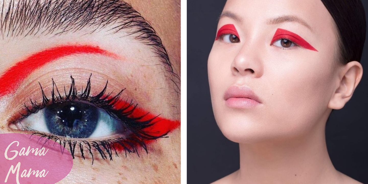 How To Pull Off The Red Eyeliner Trend! Crazy Llama